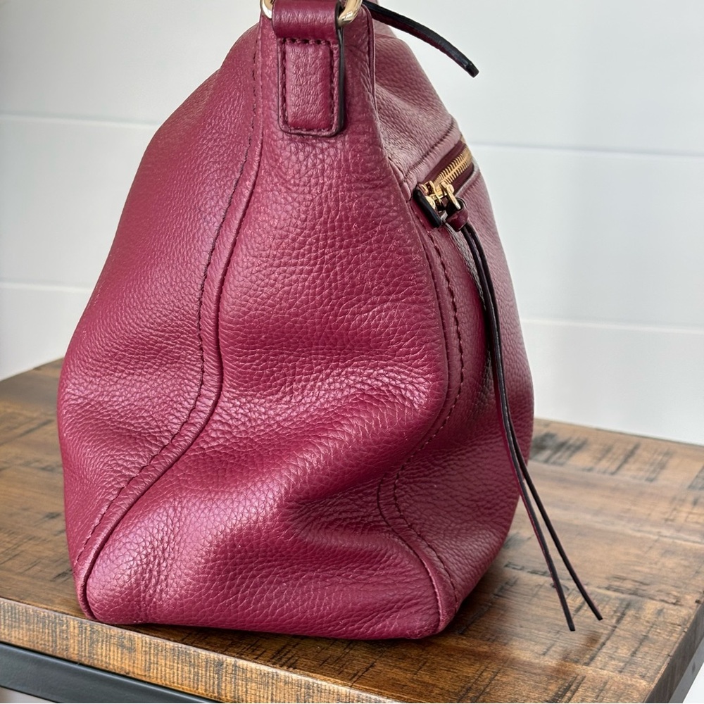 Kate Spade Cobble Hill Teagan Leather Hobo Bag in Merlot - Picture 3 of 16